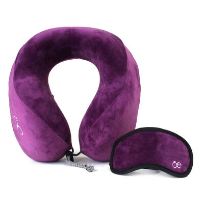 Almohada ergon&oacute;mica morada Cloe