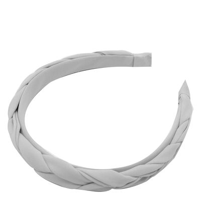 Diadema Infantil Gris Trenzada Ponette