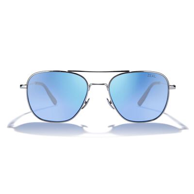 Lente Solar Zeal Polarizado color Plata Unisex Skayway 12722