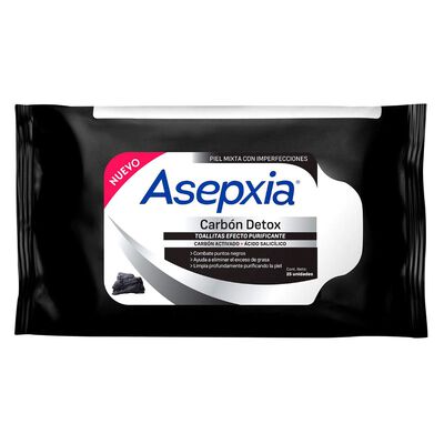 Asepxia Toallitas Carbón 25p Gbl