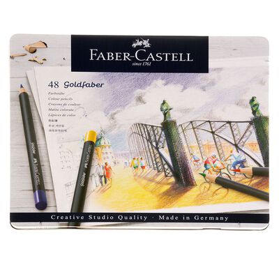 L&aacute;pices Faber-Castell Goldfaber x 48
