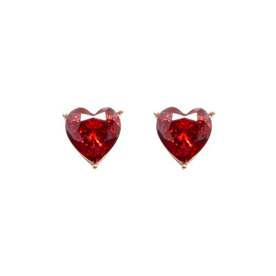 Aretes Corazón Garnet Westies