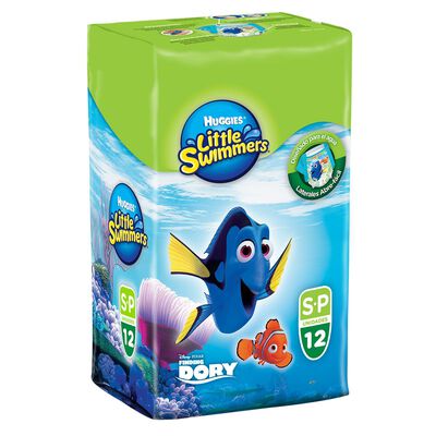 Pañal Huggies Little Swimmers Peq 12 pzs