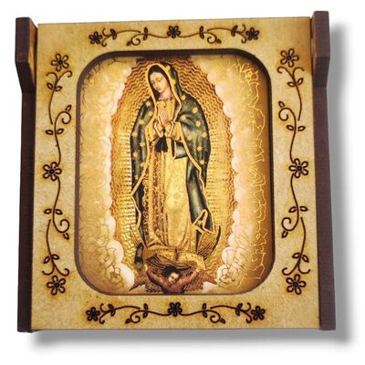 Porta rosario Grande Virgen Completa