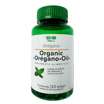 Suplemento Alimenticio Orégano Oil 120 Cápsulas 5H8