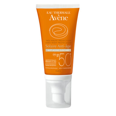Avene Protector Solar Anti edad, Piel sensible, FPS 50+, 50ml