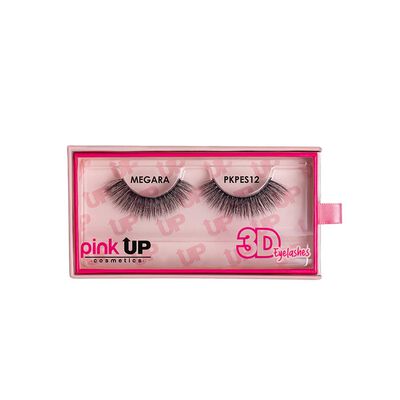 Pestañas Postizas 3D Eyelashes Pink Up Megara 12