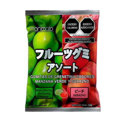 Gomitas Manzana Verde Durazno 120g