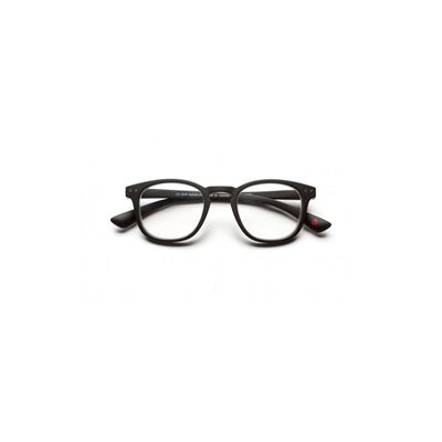 Lentes pregraduados DOT reader matt black  +1.00