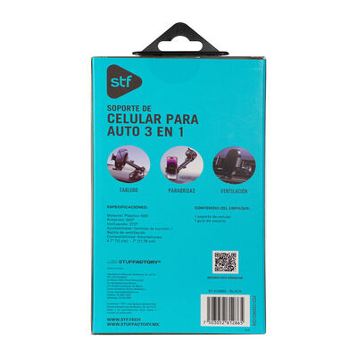 Soporte de Celular para Auto 3 en 1