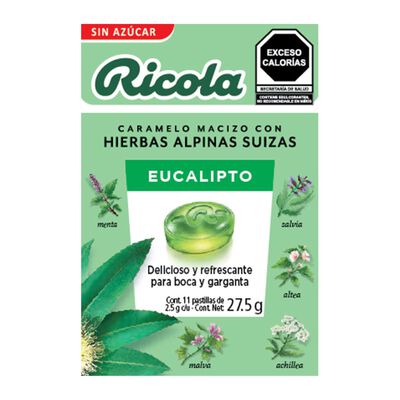 Ricola Eucalipto Sin Azúcar 27.5g
