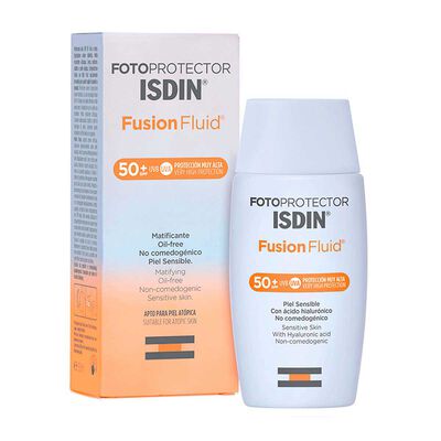 Fotoprotector Fusion Fluid SPF50 50ml Bloqueador Facial