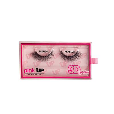 Pesta&ntilde;as Postizas 3D Eyelashes Pink Up M&eacute;rida 08