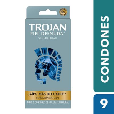 Condones de Latex Ultra Delgados Trojan 9 piezas