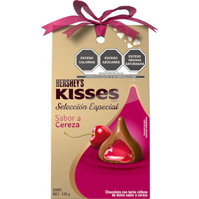 Chocolates Kisses Rellenos de Cereza de 120 gramos Hershey's