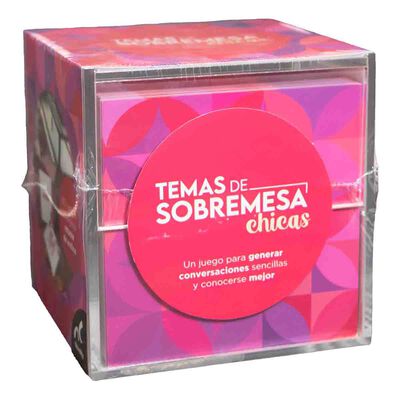 Juego de Cartas Temas de Sobremesa Chicas
