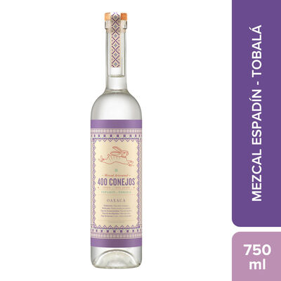 Mezcal 400 Conejos  Tobala Joven  750 ml