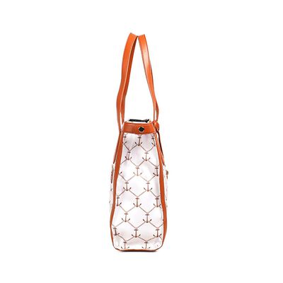 Bolso Tote Náutica Naranja para Mujer