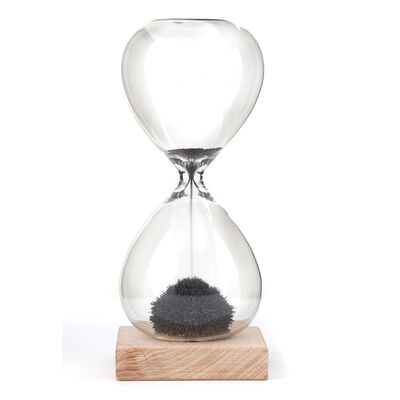 Reloj De Arena Magn&eacute;tico Negro