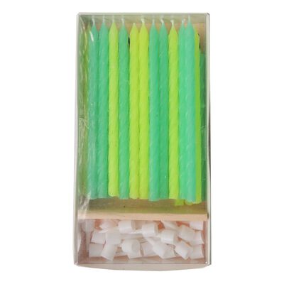 Vela NICO color mate entorchada