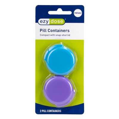 Pastillero Portátil Ideal para Bolsillo 2 Pzs Apothecary
