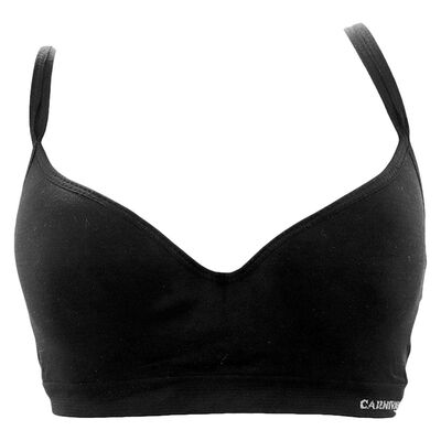 Brassiere Carnival Deportivo con varilla modelo 23780 talla 32B color negro dama