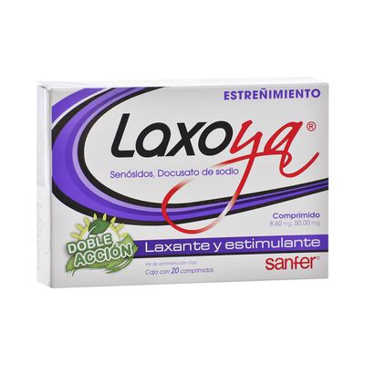 Laxoya Comprimidos 20 8.6/50 mg