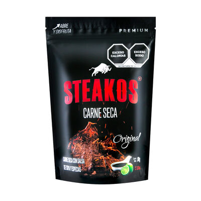 Carne Seca Receta Original Steakos 90g