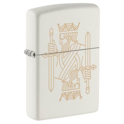 ENCENDEDOR ZIPPO BLANCO MATE GRABAD
