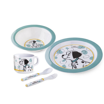 Set de Vajilla Infantil color Azul Disney 101 Dálmatas Egan