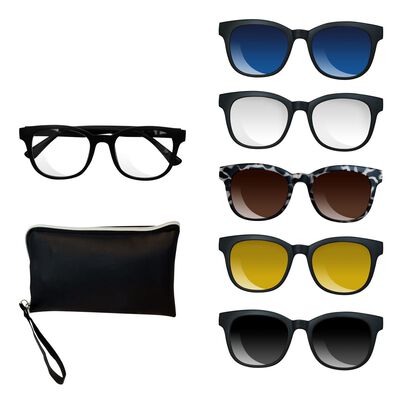 Armaz&oacute;n + 5 Clips Dachuan Negro 2207 Unisex