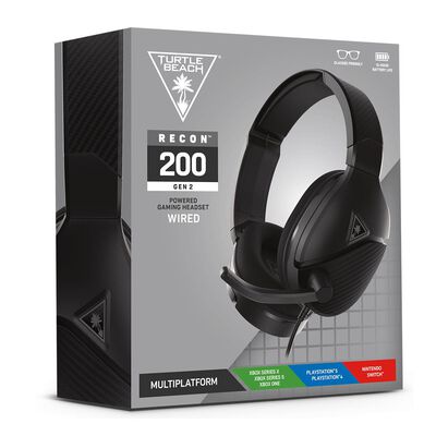 Headset Multiplataforma TURTLE REC200 Negro Gen2