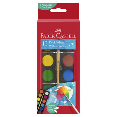 Set Acuarelas con 12 piezas Faber Castell