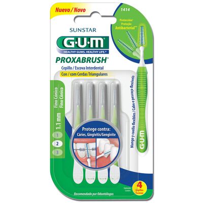 Proxabrush Fino C&oacute;nico 1.1mm X4 (Verde)