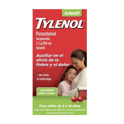 Analg&eacute;sico TYLENOL Suspensi&oacute;n Infantil 100 ml