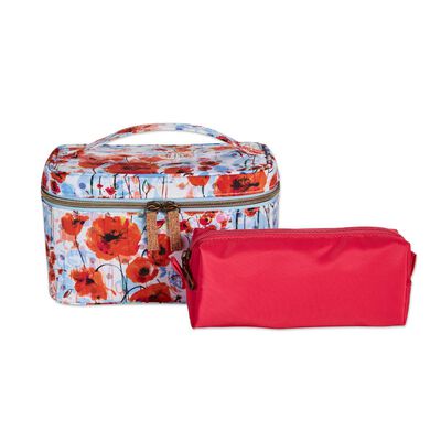 Neceser Blue Poppy 2 piezas Modella