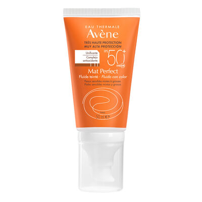 Avène Mat Perfect Fluido con Color Protector Solar FPS 50+