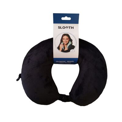 Almohada Anatómica con Memoria Negra Slooth