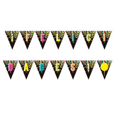 Letrero triangular ne&oacute;n doble vista