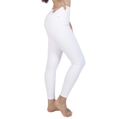 Leggin stretch control Oscar Hackman modelo OH-LEGSCON color blanco talla mediana dama