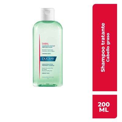 Ducray Sabal Shampoo Regulador de Grasa para Cabello Graso 200ml