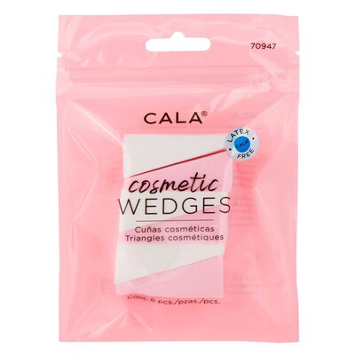 Esponjas Cosm&eacute;ticas Triangulares 6 piezas