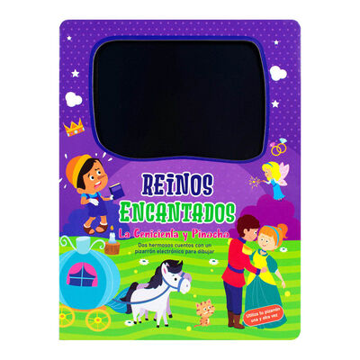 Libro con Pizarr&oacute;n Electr&oacute;nico Reinos Encantados