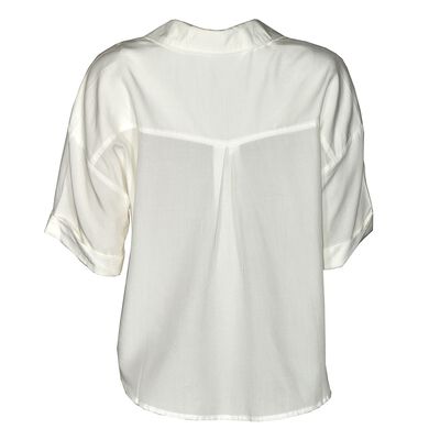 Blusa lisa con bolsillos para mujer Philosophy (Talla Mediana)