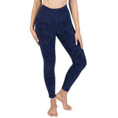 Leggin stretch control Oscar Hackman modelo OH-LEGSCON color azul marino estampado talla grande dama