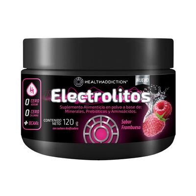 Electrolitos Frambuesa Healthaddiction 120g