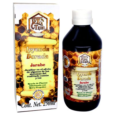 Jarabe Leyenda Dorada 250 ML E-4