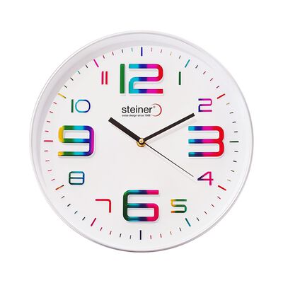 Reloj de Pared Steiner Color Blanco STWA25-3436WH